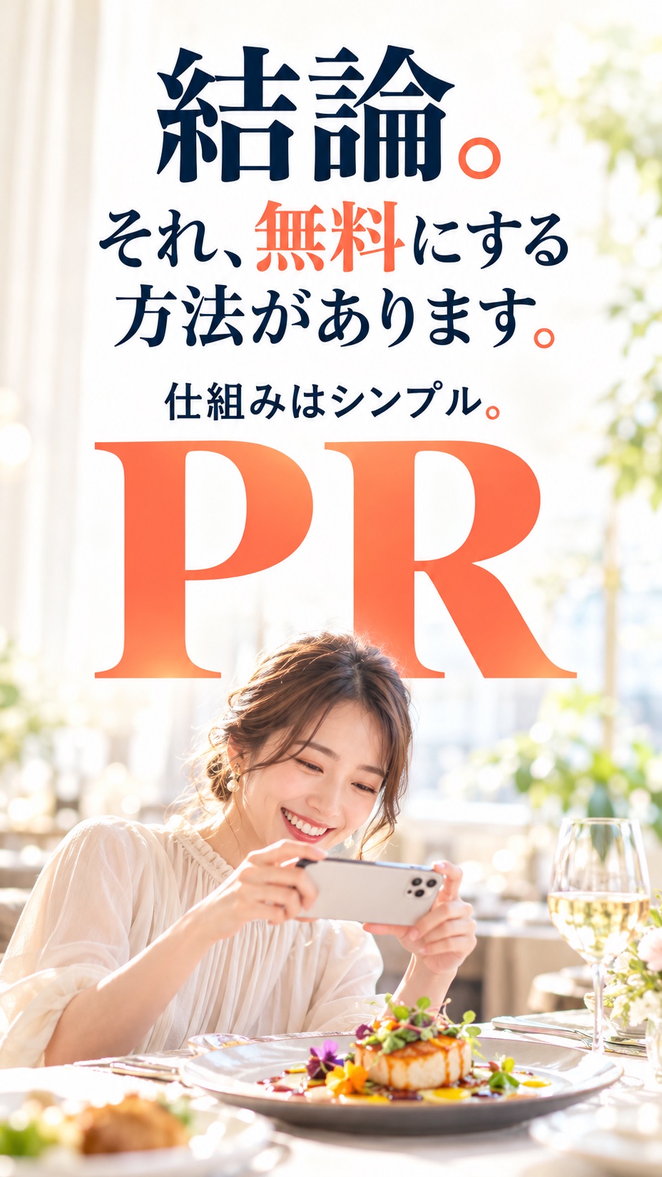 結論。 それ、無料にする方法があります。 仕組みはシンプル。 PR